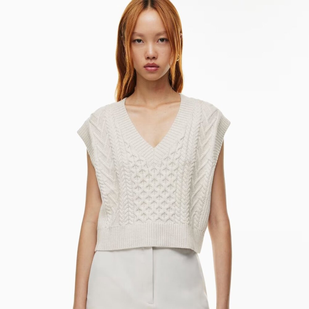 Aritzia Emporia Merino Wool Sweater Vest